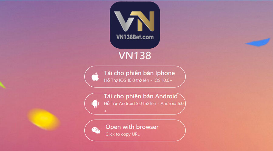Link Tải ứng dụng VN138 cho điện thoại
